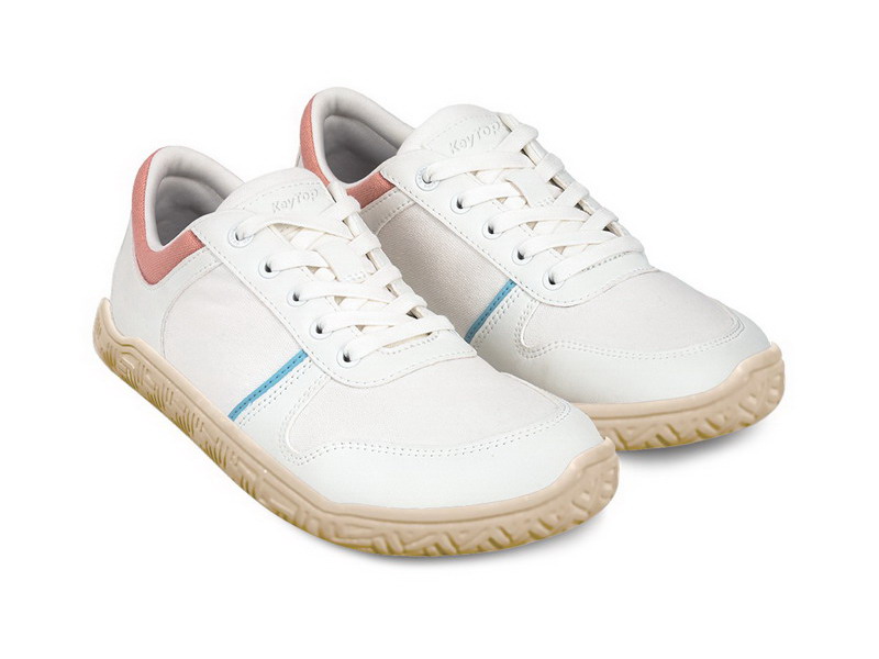 OEM Echo Vegan White & Cotton Candy Barefoot Sneakers Factory