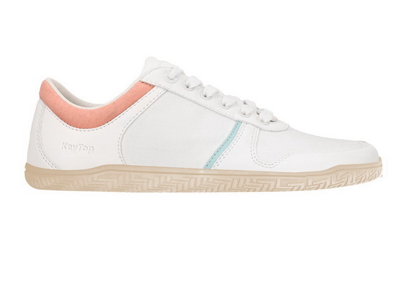OEM Echo Vegan White & Cotton Candy Barefoot Sneakers Factory